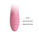 Wibrator króliczek Gina — obrotowy język, 7 funkcji wibracji, 20,5 cm - 7