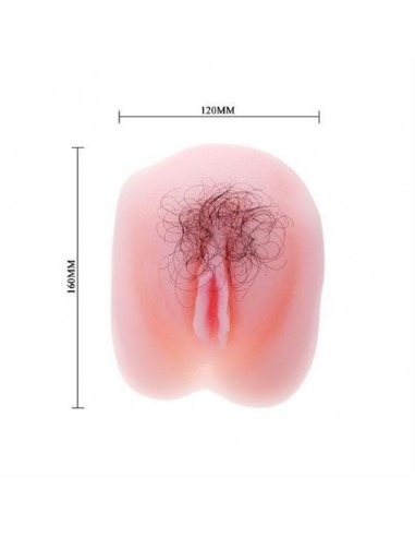 Sztuczna Wagina Z Włosami I Wibracjami Anthea - Masturbatory i Sztuczne pochwy - 3