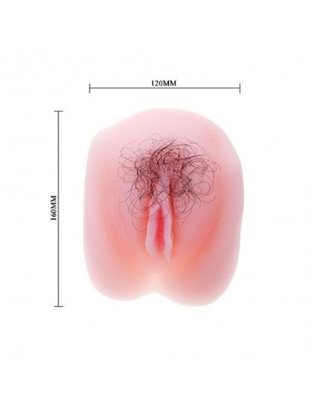Sztuczna Wagina Z Włosami I Wibracjami Anthea - Masturbatory i Sztuczne pochwy - 3