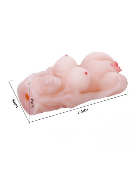 Masturbator Piękne Ciałko I Ciasna Wagina Wibrująca - Masturbatory i Sztuczne pochwy - 7