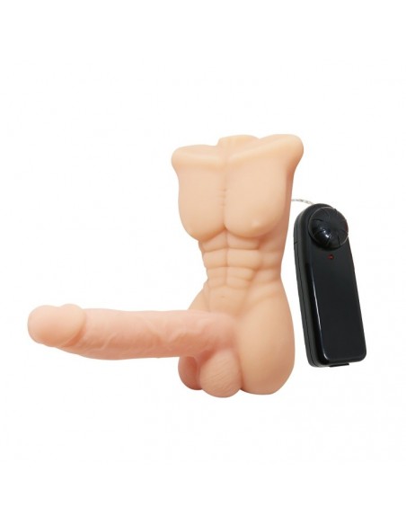 Wibrujące dildo z ciałem BAILE  - Temptation Bigger Man, Multispeed - Wibratory Realistyczne - 2
