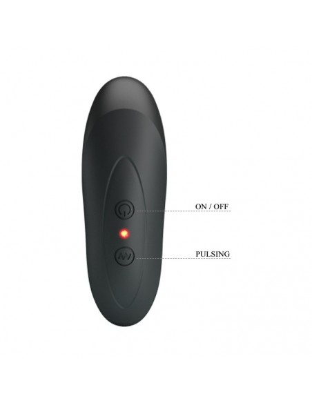 Stymulator Prostaty z Pulsacjami i Pilotem Archenemy USB Czarny - Masażery i stymulatory prostaty - 5