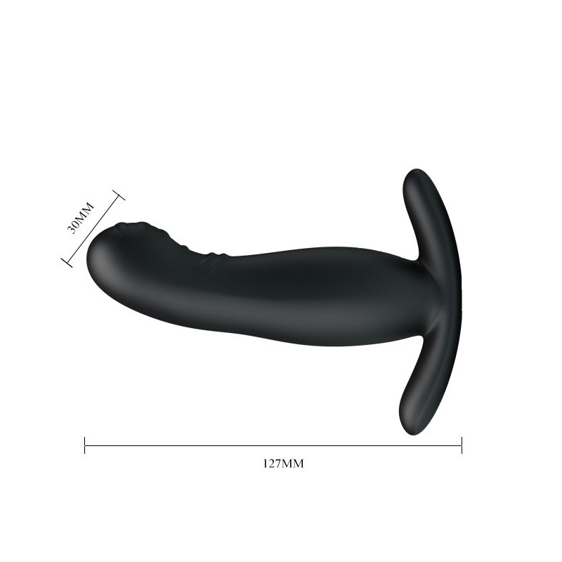 Masażer prostaty Eudora z 4 funkcjami łaskotania i 7 trybami wibracji, 12,7 cm - 5