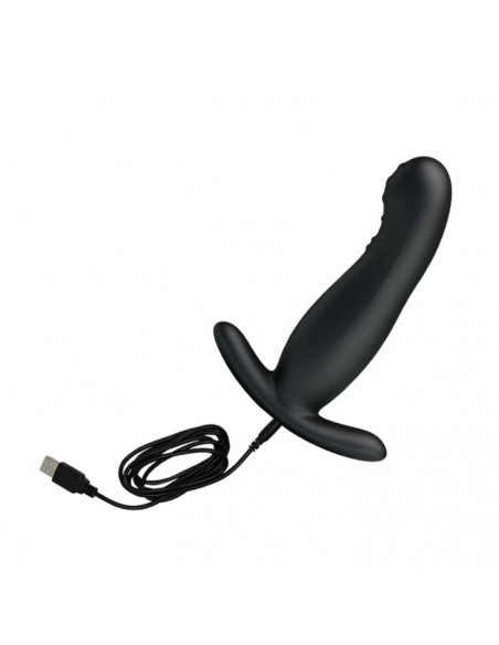 Masażer Prostaty USB z Pilotem 4 Tryby Łaskotek i 7 Funkcji Wibracji - Masażery i stymulatory prostaty - 8