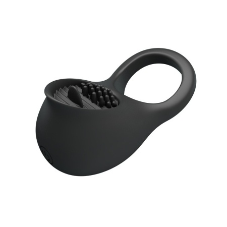 Wibrujący pierścień na penisa Ring Shaking II ze stymulatorem łechtaczki, 8×4×3 cm - 5