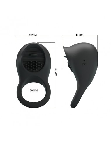 Pierścien erekcyjny wibrujący SHAKING II 12 Funkcji USB - Pierścienie erekcyjne wibrujące - 7