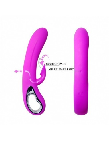 Wibrator króliczek ROMANCE MASSAGE Sucking / Vibrating 12 Functions USB - Wibratory Króliczki - 3