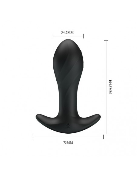 Wibrujący korek analny 12 Functions USB - Kulki i korki analne wibrujące - 5