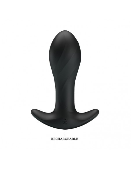 Wibrujący korek analny 12 Functions USB - Kulki i korki analne wibrujące - 7