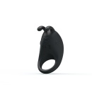 Wibrujący silikonowy pierścień Little Ear na penisa - 7 funkcji, 7,5 cm - 1