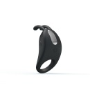 Wibrujący silikonowy pierścień Little Ear na penisa - 7 funkcji, 7,5 cm - 3