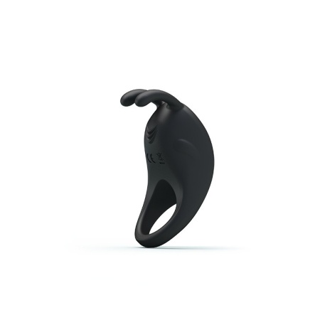 Wibrujący silikonowy pierścień Little Ear na penisa - 7 funkcji, 7,5 cm - 5
