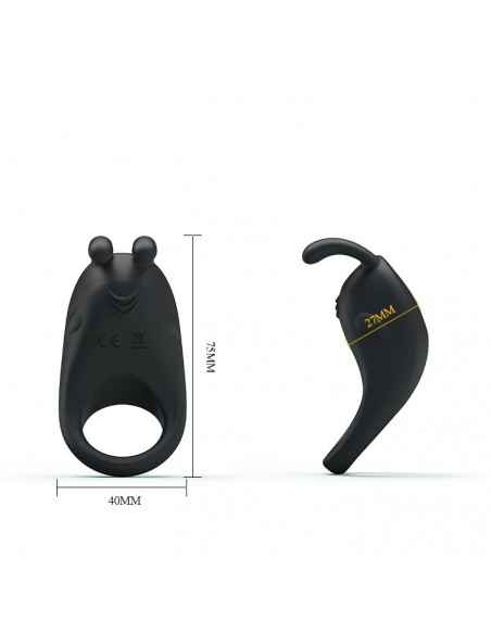 Pierścien erekcyjny wibrujący RABBIT VIBRATOR 7 Funkcji, USB - Pierścienie erekcyjne wibrujące - 6