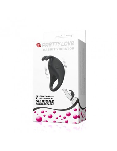 Pierścien erekcyjny wibrujący RABBIT VIBRATOR 7 Funkcji, USB - Pierścienie erekcyjne wibrujące - 10