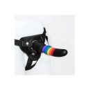 Dildo Z Uprzężą Colourful Love Strap On Solid Dildo - 3