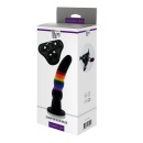 Dildo Z Uprzężą Colourful Love Strap On Solid Dildo - 4