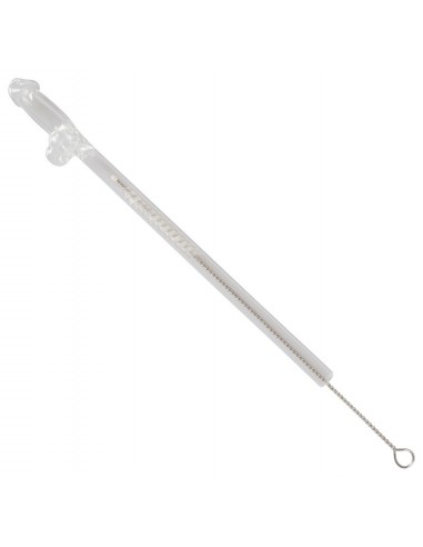 Glass Drinking Straw Willy x 4 - Śmieszne gadżety, prezenty - 6