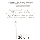 Glass Drinking Straw Willy x 4 - 8