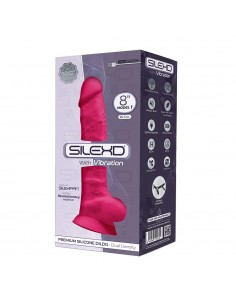 Realistyczny wibrator CYBERSKÓRA SD. Model 1 (8") ZD03 Pink BOX Motor - Wibratory z cyberskóry - 1 2