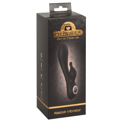 Wibrator króliczek Cleopatra Rabbit Vibrator – 2 silniki, 10 trybów, punkt G i łechtaczka, 19,7 cm - 1 2