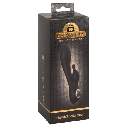 Wibrator króliczek Cleopatra Rabbit Vibrator – 2 silniki, 10 trybów, punkt G i łechtaczka, 19,7 cm - 2