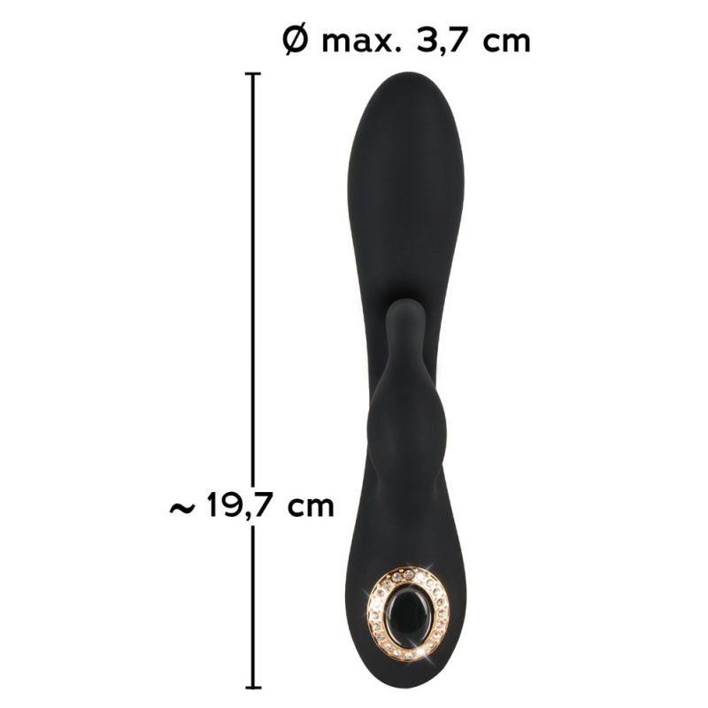 Wibrator króliczek Cleopatra Rabbit Vibrator – 2 silniki, 10 trybów, punkt G i łechtaczka, 19,7 cm - 5