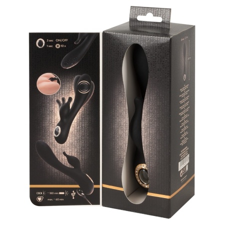 Wibrator króliczek Cleopatra Rabbit Vibrator – 2 silniki, 10 trybów, punkt G i łechtaczka, 19,7 cm - 6