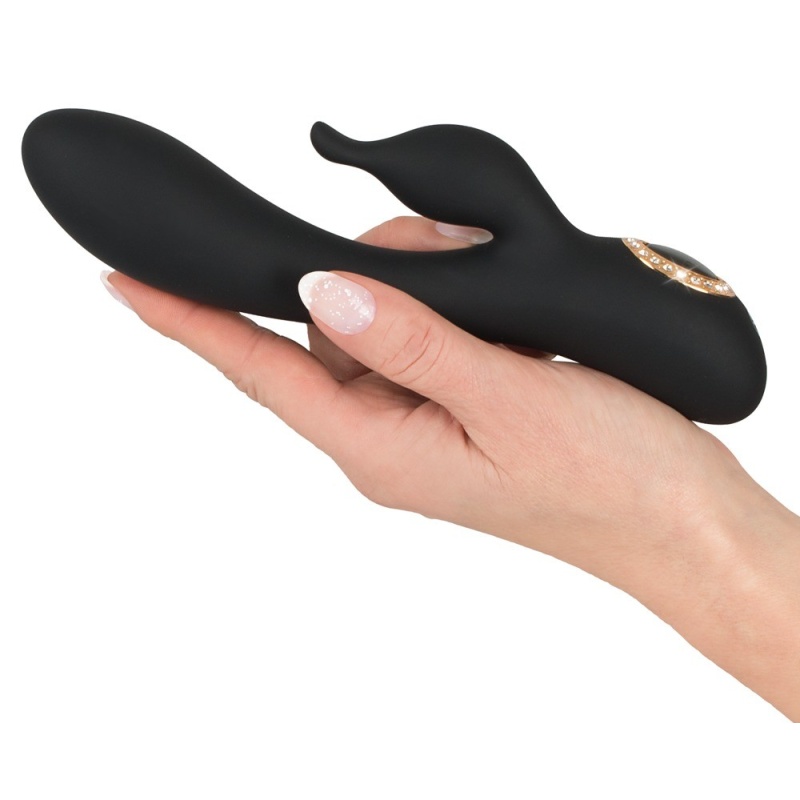 Wibrator króliczek Cleopatra Rabbit Vibrator – 2 silniki, 10 trybów, punkt G i łechtaczka, 19,7 cm - 9