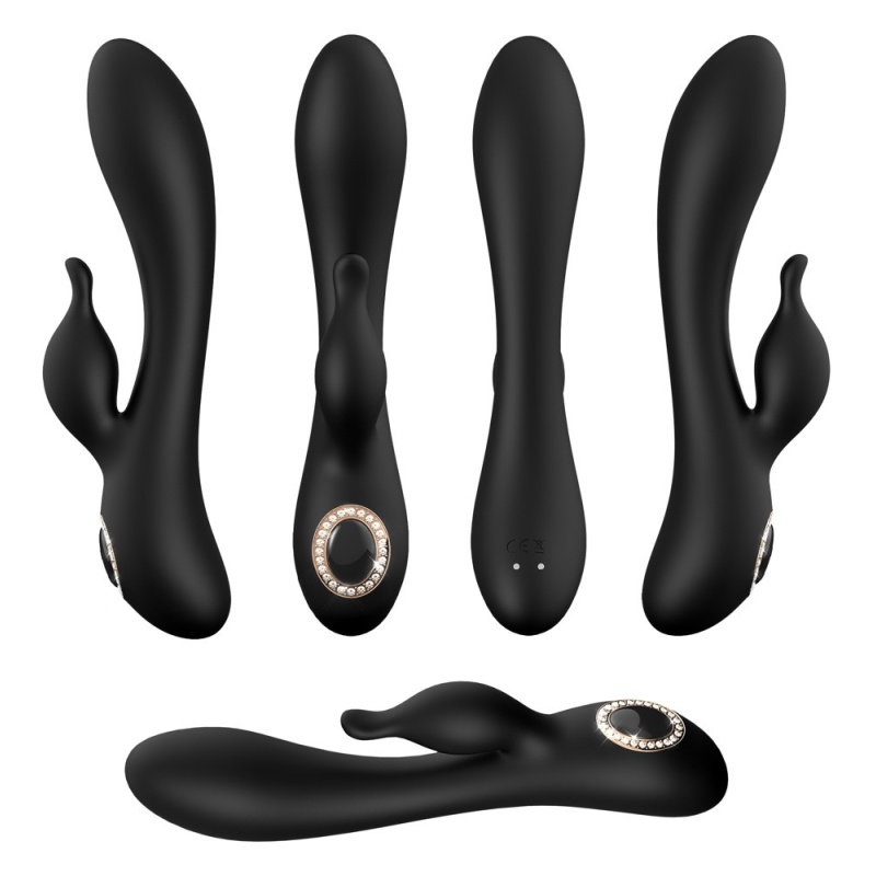 Wibrator króliczek Cleopatra Rabbit Vibrator – 2 silniki, 10 trybów, punkt G i łechtaczka, 19,7 cm - 12