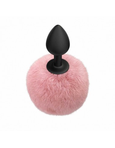 Korek analny z pomponem Anal Plug Emotions Fluffy Pink - Korki analne z ogonkiem - 4