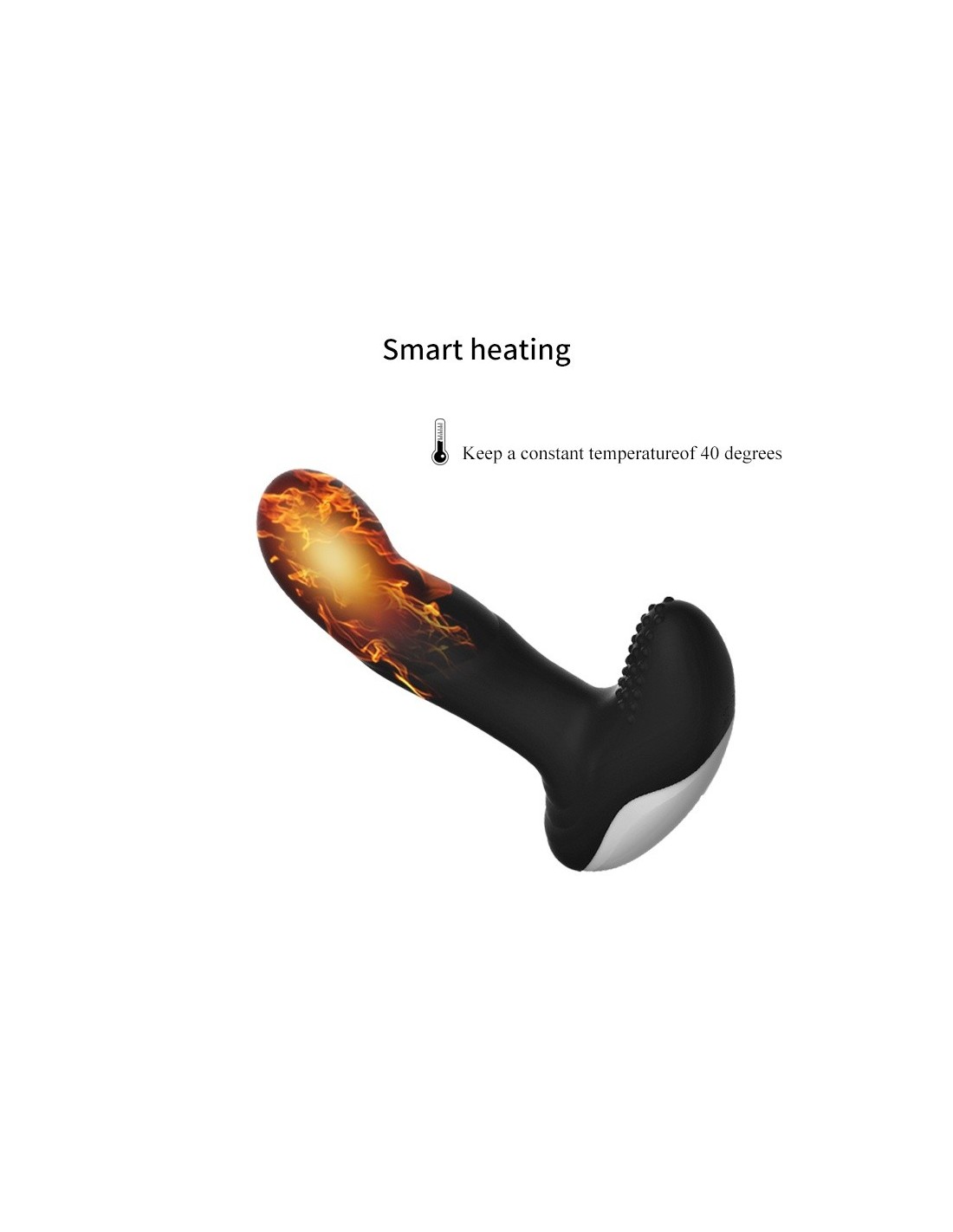 Masażer prostaty USB z Pilotem - 7 Funkcji Pulsacje Grzanie