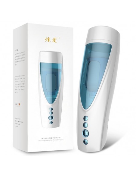 Masturbator Z Wibracjami Rotating And Flashing Masturbation Usb 10+10 Function / Talk Mode - Masturbatory i Sztuczne pochwy - 1