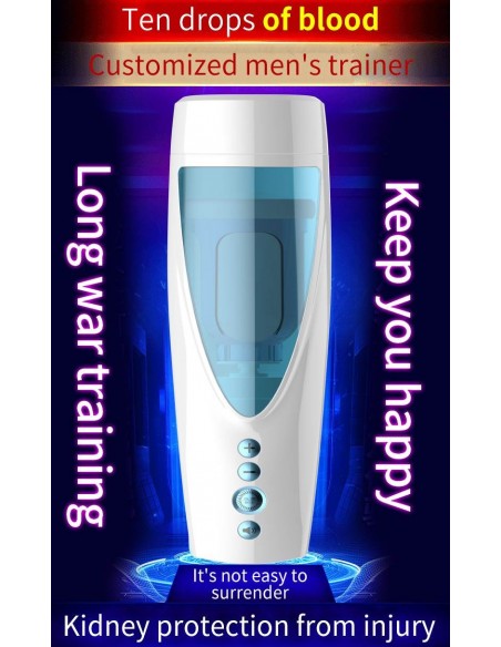 Masturbator Z Wibracjami Rotating And Flashing Masturbation Usb 10+10 Function / Talk Mode - Masturbatory i Sztuczne pochwy - 14