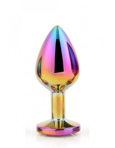 Zatyczka analna GLEAMING LOVE MULTICOLOUR PLUG MEDIUM - Korki analne stalowe - 1