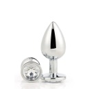 Zatyczka analna GLEAMING LOVE SILVER PLUG SMALL - 2