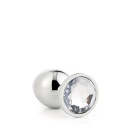 Zatyczka analna GLEAMING LOVE SILVER PLUG SMALL - 3
