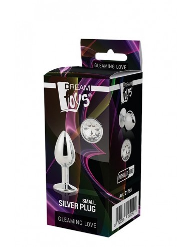 Zatyczka analna GLEAMING LOVE SILVER PLUG SMALL - Korki analne stalowe - 5