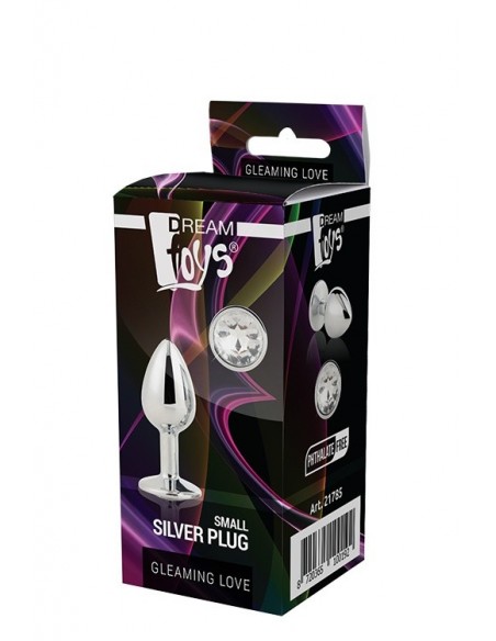 Zatyczka analna GLEAMING LOVE SILVER PLUG SMALL - Korki analne stalowe - 5