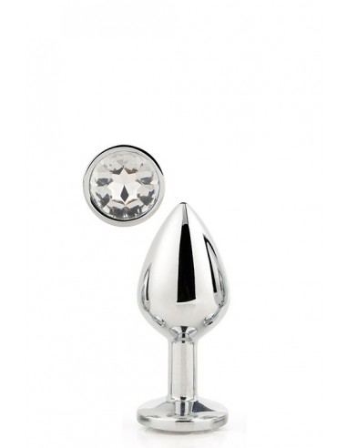 Zatyczka analna GLEAMING LOVE SILVER PLUG SMALL - Korki analne stalowe - 6