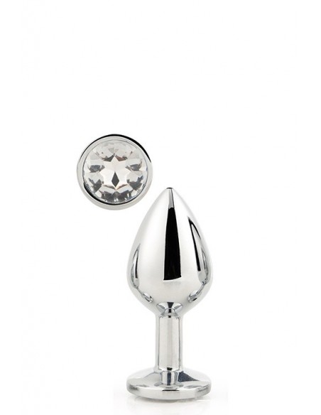 Zatyczka analna GLEAMING LOVE SILVER PLUG SMALL - Korki analne stalowe - 6