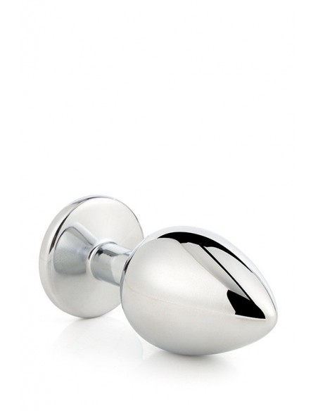 Zatyczka analna GLEAMING LOVE SILVER PLUG LARGE - Korki analne stalowe - 4