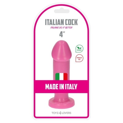 Dildo Gino Pink 10 cm na przyssawce różowy - 1 2