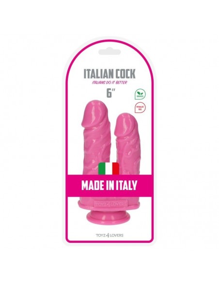 Podwójne dildo Caino e Abele Pink - Dilda podwójne - 2