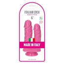 Podwójne dildo Caino e Abele różowe 15,5 cm z przyssawką - 2