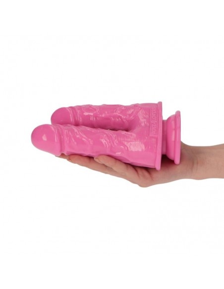 Podwójne dildo Caino e Abele Pink - Dilda podwójne - 8