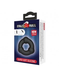 Pierścień na Penisa Super Miękki Silikon TRIANGLE - Pierścienie erekcyjne niewibrujące - 1 2