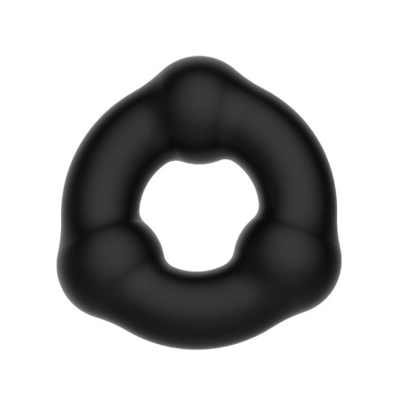 Super Soft Ring Silicone Triangle - elastyczny pierścień na penisa, 5x5x1,3 cm - 1