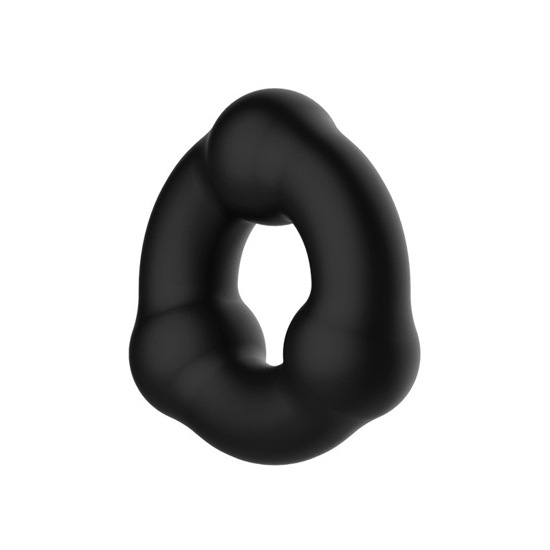 Super Soft Ring Silicone Triangle - elastyczny pierścień na penisa, 5x5x1,3 cm - 3