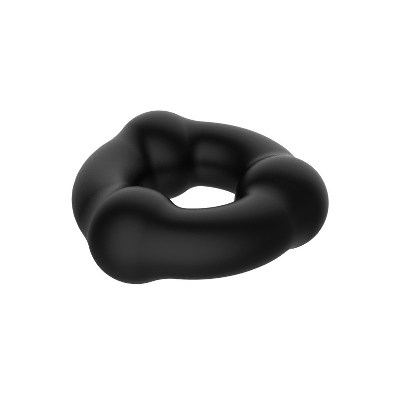 Super Soft Ring Silicone Triangle - elastyczny pierścień na penisa, 5x5x1,3 cm - 4