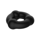 Super Soft Ring Silicone Triangle - elastyczny pierścień na penisa, 5x5x1,3 cm - 4